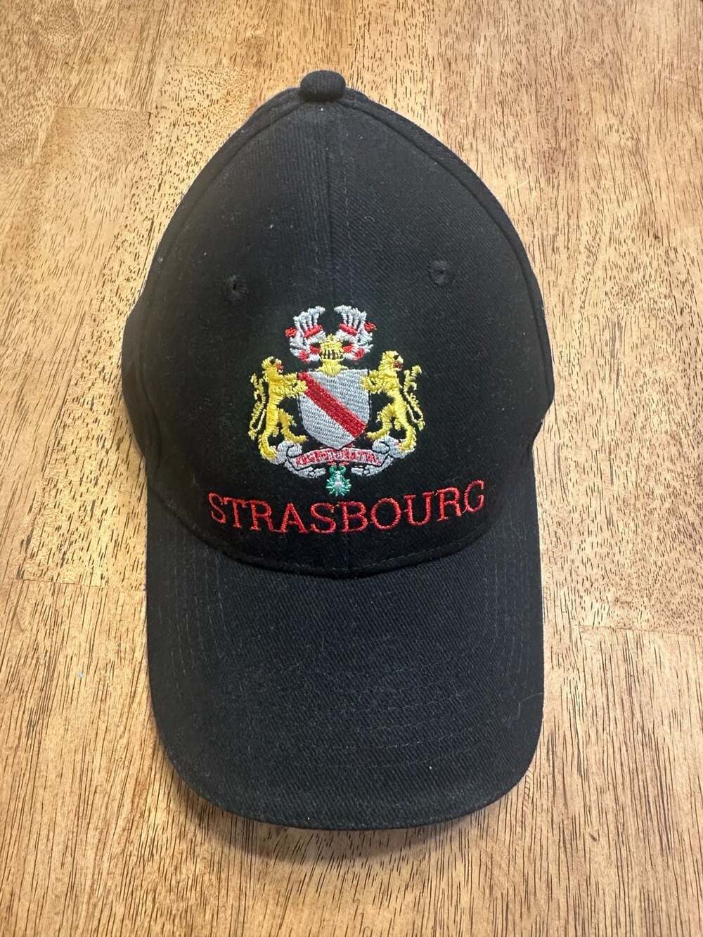 Creation Gross Strasbourg France Coat of Arms Embroidered Souvenir Baseball Cap